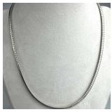 925 Silver Italy 6mm Omega Link Chain Necklace