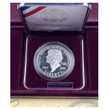 1993 Silver Proof Thomas Jefferson 250th, 90%