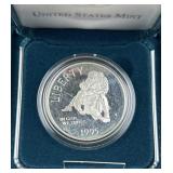 1995 Silver Proof Dollar, Civil War Battlefield
