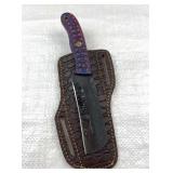 Handmade Steel Fixed Blade Knife w/ Sheath