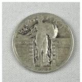 1927 Standing Liberty Silver Quarter, US 90%