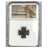 AD 336-337 Roman BI Nummus NGC Fine