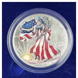 1999 American Silver Eagle 1oz .999, Colorized