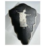 925 Sterling Silver Siam Dancer Brooch Pin