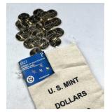 (25) 2023-P Louisiana Higgins Boat Dollars in Bag