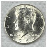 1964 JFK 90% Silver Half Dollar, Uncirculated