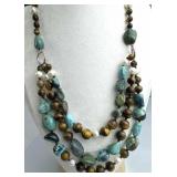 925 Silver Natural Turquoise, Tiger