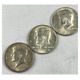 1967, 1968 & 1969 JFK 40% Silver Half Dollars 1967, 1968 & 1969 JFK 40% Silver Half Dollars