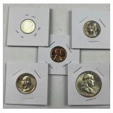 1959 Silver Date Coin Set, Uncirculated 90% 1959 Silver Date Coin Set, Uncirculated 90%