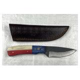Handmade Steel TX Fixed Blade Knife w/ Sheath Handmade Steel TX Fixed Blade Knife w/ Sheath