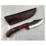 Handmade Steel Fixed Blade Knife w/ Sheath Handmade Steel Fixed Blade Knife w/ Sheath