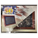 50 State Quarters Wooden Boxed Set, New 50 State Quarters Wooden Boxed Set, New