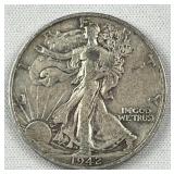 1942-S Walking Liberty Silver Half Dollar, US 90% 1942-S Walking Liberty Silver Half Dollar, US 90%