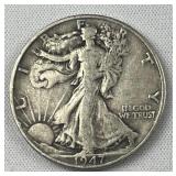 1947 Walking Liberty Silver Half Dollar, US 90% 1947 Walking Liberty Silver Half Dollar, US 90%