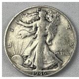 1946-S Walking Liberty Silver Half Dollar, US 90% 1946-S Walking Liberty Silver Half Dollar, US 90%