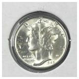 1945 Mercury Silver Dime, Quality BU w/ Luster 1945 Mercury Silver Dime, Quality BU w/ Luster