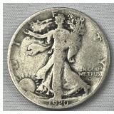 1920-S Walking LIberty Silver Half Dollar, Lg. S 1920-S Walking LIberty Silver Half Dollar, Lg. S