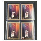 (4) 1990 Skybox Michael Jordan NBA Cards (4) 1990 Skybox Michael Jordan NBA Cards
