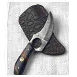Damascus Steel Fixed Karambit Knife w/ Sheath Damascus Steel Fixed Karambit Knife w/ Sheath