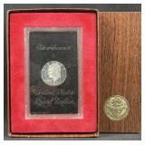 1971-S Silver Proof Ike Dollar, Brown Box 1971-S Silver Proof Ike Dollar, Brown Box