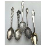 70g+ Sterling Silver Missouri Souvenir Spoons 70g+ Sterling Silver Missouri Souvenir Spoons