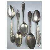 80g+ Sterling Silver Oregon & Washington Spoons 80g+ Sterling Silver Oregon & Washington Spoons