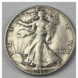 1946 Walking Liberty Silver Half Dollar, US 90% 1946 Walking Liberty Silver Half Dollar, US 90%