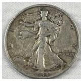 1944-D Walking Liberty Silver Half Dollar, US 90% 1944-D Walking Liberty Silver Half Dollar, US 90%