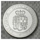 1.25oz Silver Guinea East India Co. .999 Fine