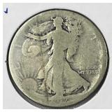 1917-D Rev. Walking Liberty Silver Half Dollar, 1917-D Rev. Walking Liberty Silver Half Dollar,