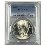 1923 Peace Silver Dollar, PCGS MS63 1923 Peace Silver Dollar, PCGS MS63