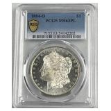 1884-O Morgan Silver Dollar, PCGS MS63PL 1884-O Morgan Silver Dollar, PCGS MS63PL