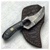Damascus Steel Karambit Blade Knife w/ Sheath Damascus Steel Karambit Blade Knife w/ Sheath