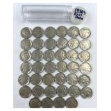 Roll of (40) Full Date 1930s Buffalo Nickels Roll of (40) Full Date 1930s Buffalo Nickels