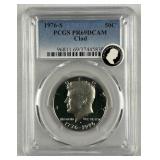 1976-S JFK Clad Half Dollar, PCGS PR69DCAM