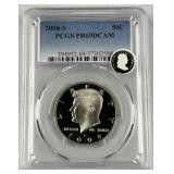 2008-S JFK Clad Half Dollar, PCGS PR69DCAM