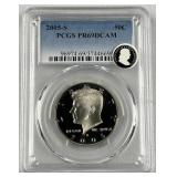 2005-S JFK Clad Half Dollar, PCGS PR69DCAM