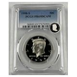 1998-S JFK Clad Half Dollar, PCGS PR69DCAM