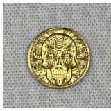 1/200th Oz Fine Gold, Day of the Dead Round