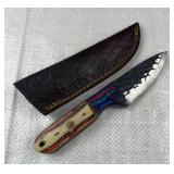 Handmade Steel Fixed Blade Knife w/ Sheath