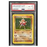 1999 Pokemon Hitmonchan Holo PSA 8 NM-MT
