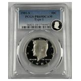 1981-S JFK Clad Half Dollar, PCGS PR69DCAM