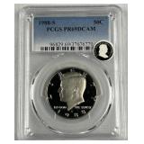 1988-S JFK Clad Half Dollar, PCGS PR69DCAM