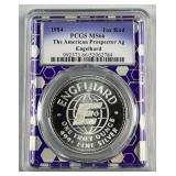 1984 Engelhard 1oz Silver Prospector PCGS MS66