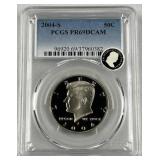 2004-S JFK Clad Half Dollar, PCGS PR69DCAM