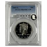 2002-S JFK Clad Half Dollar, PCGS PR69DCAM