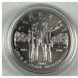 2004 Silver Uncirculated Lewis & Clark Dollar 90%
