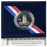 2003 Proof Clad Half Dollar, First Flight