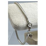 925 Silver 3MM Thick MiaBella Solid Serpentine Br.