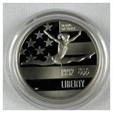 1992 Proof Clad Half Dollar, Olympic Gymnastics